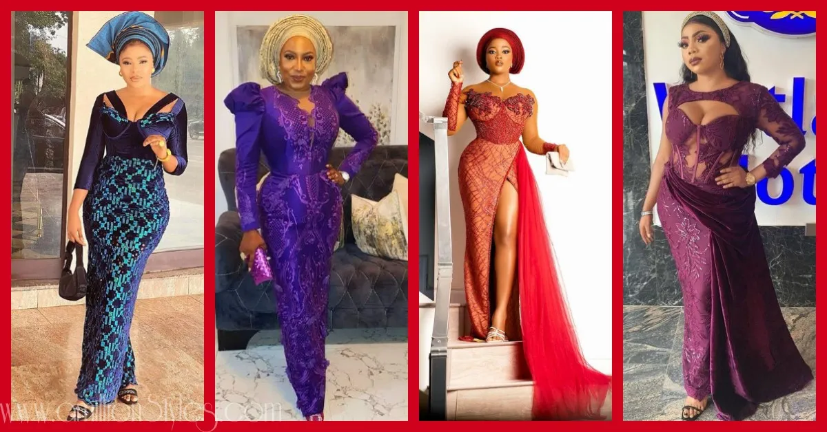 Exquisite Nigerian Lace Asoebi Styles-Volume 11