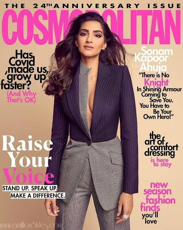 Sonam Kapoor Ahuja Stuns On The Cover Of Cosmopolitan
