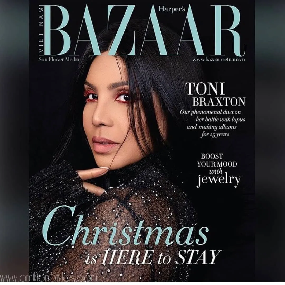 Ageless Toni Braxton Graced The Cover Of Vietnam's Harper's Bazaar