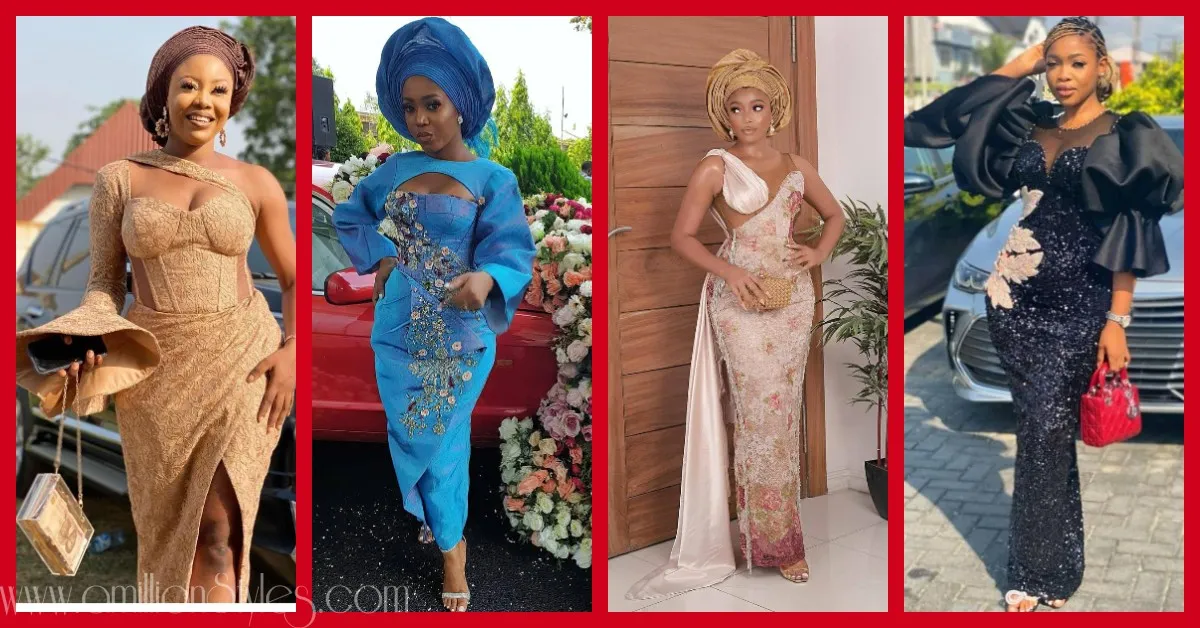 Exquisite Nigerian Lace Asoebi Styles-Volume 15