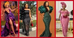 Exquisite Nigerian Lace Asoebi Styles-Volume 12