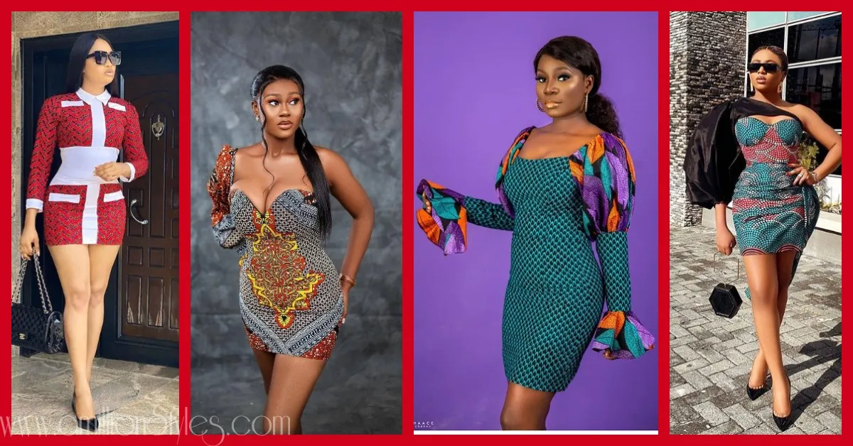 9 Short And Stylish Ankara Dresses For Brunch