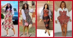 Check Out These 9 Ankara And White Shirt Mix Styles