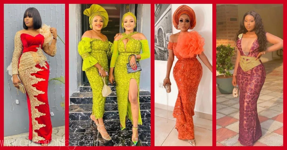 Exquisite Nigerian Lace Asoebi Styles-Volume 18