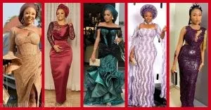 Exquisite Nigerian Lace Asoebi Styles-Volume 17