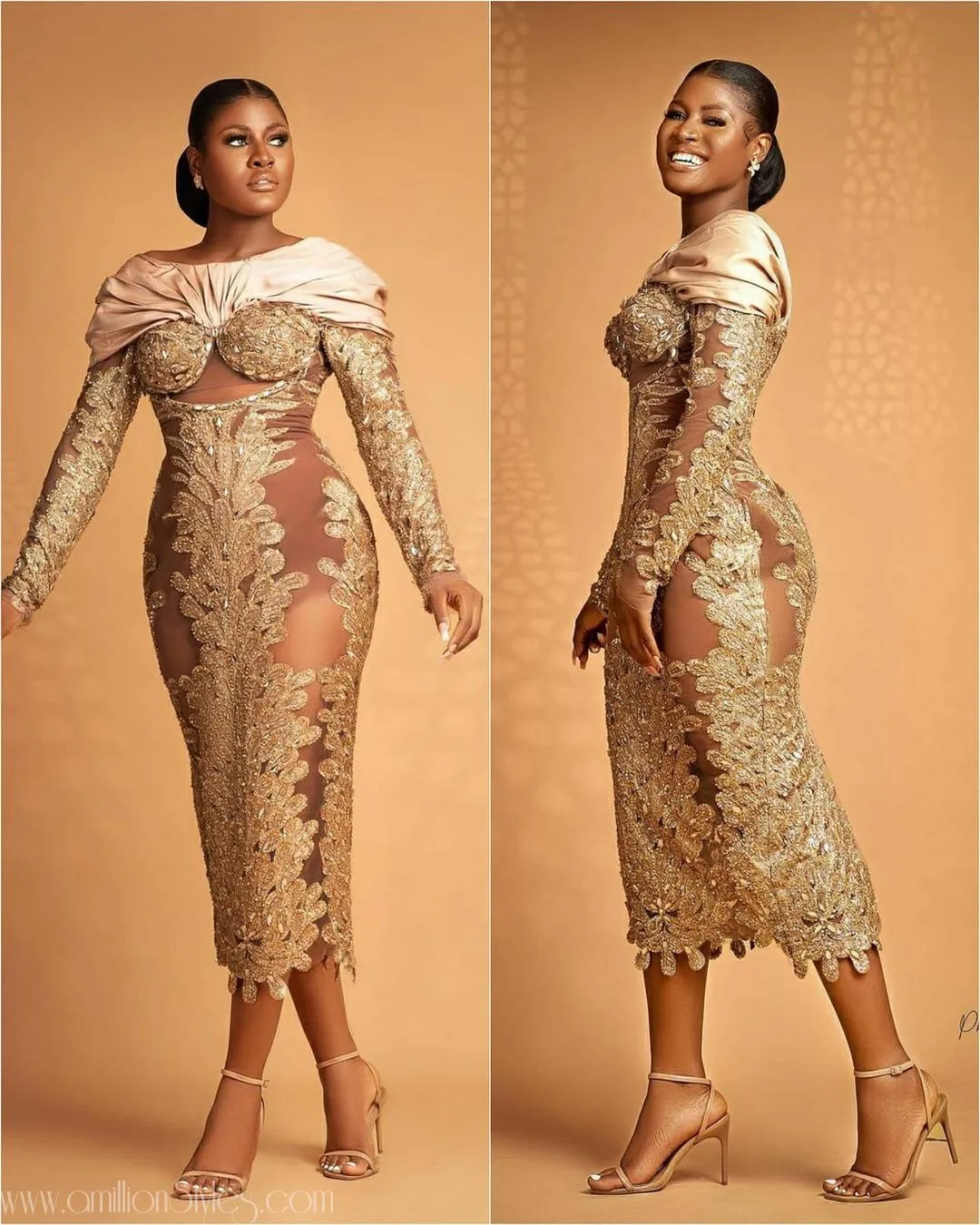 Exquisite Nigerian Lace Asoebi Styles-Volume 21