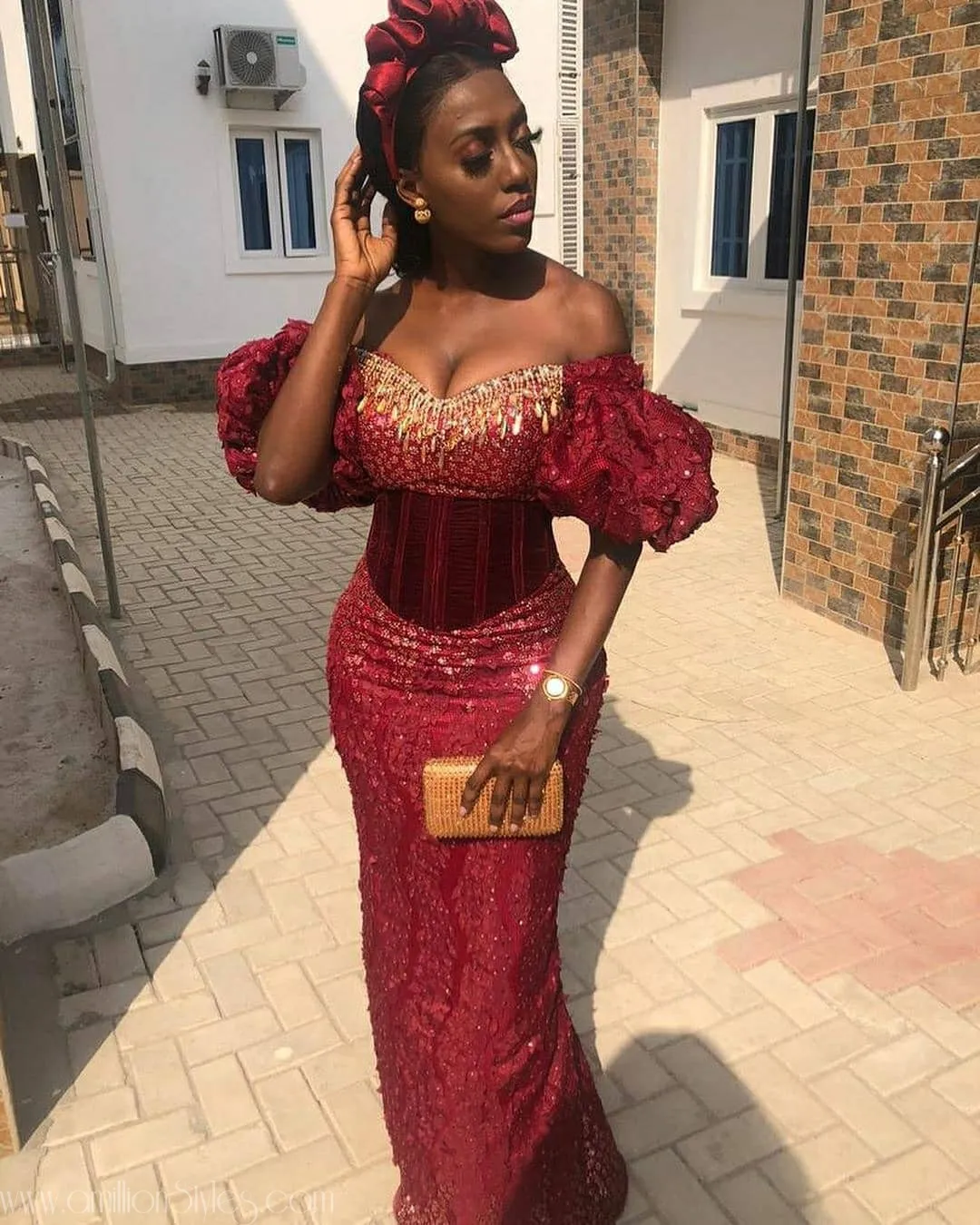 Exquisite Nigerian Lace Asoebi Styles-Volume 21
