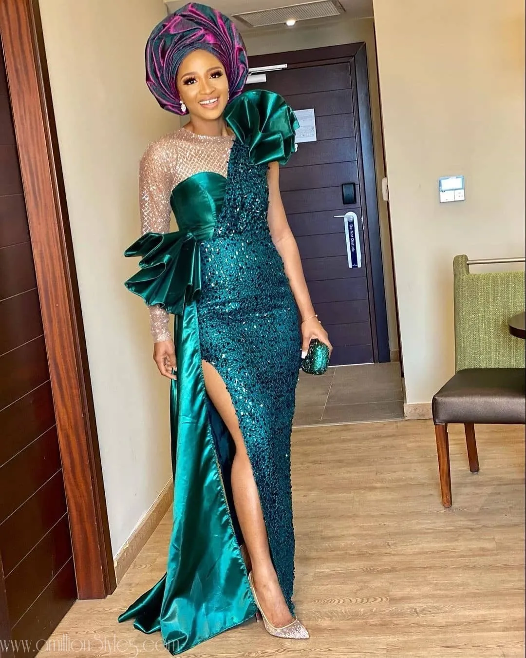 Exquisite Nigerian Lace Asoebi Styles-Volume 20