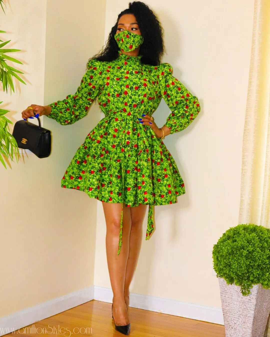 Obi Sky Shows Ankara's Versatility With Short Ankara Styles