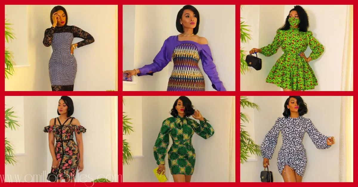 Obi Sky Shows Ankara's Versatility With Short Ankara Styles
