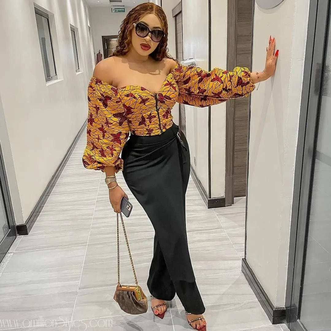 Can We Tempt You With These 7 Stunning Ankara Tops?