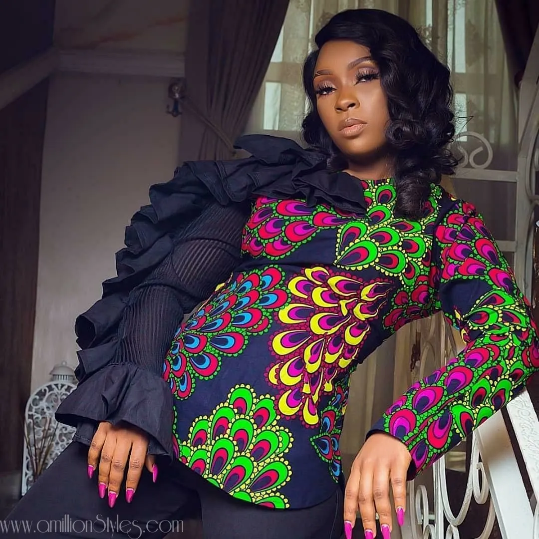 10 Amazing Ankara Tops For The Fashionable
