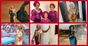 Exquisite Nigerian Lace Asoebi Styles-Volume 22
