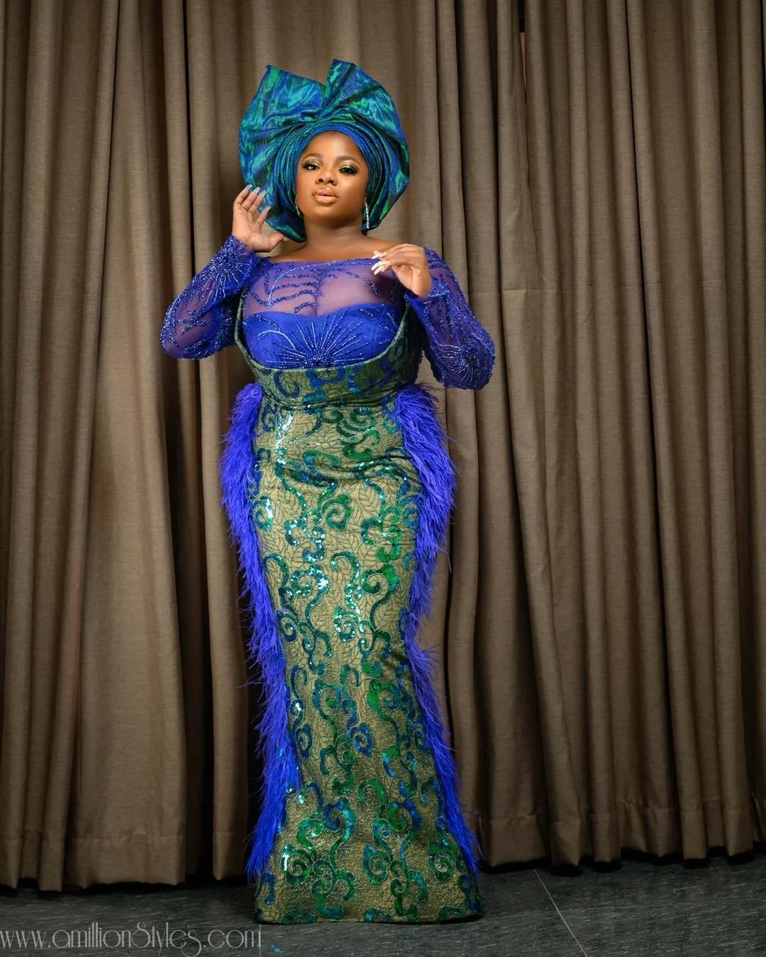 Exquisite Nigerian Lace Asoebi Styles-Volume 23