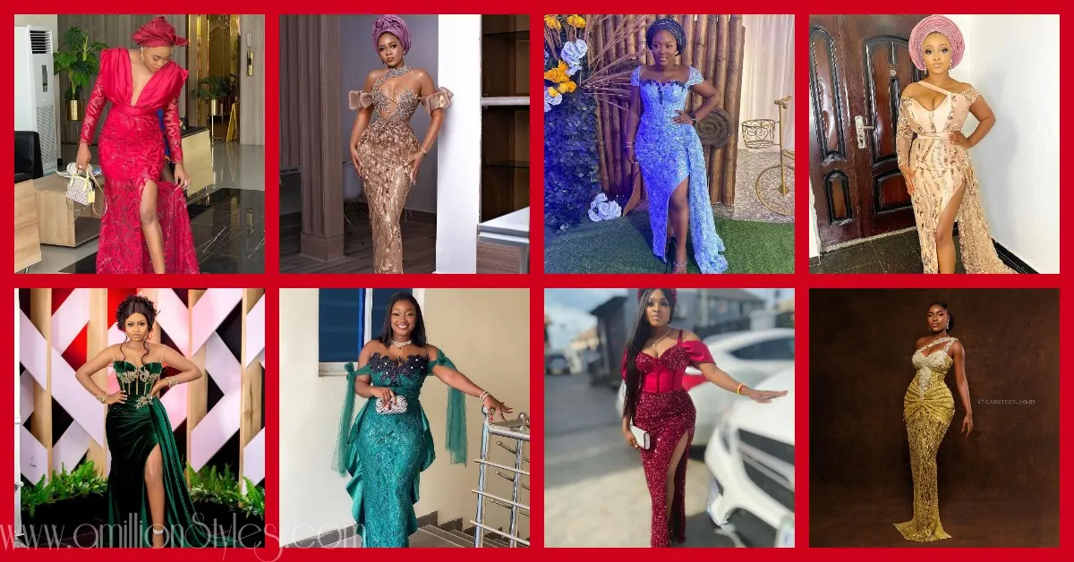 Exquisite Nigerian Lace Asoebi Styles-Volume 23