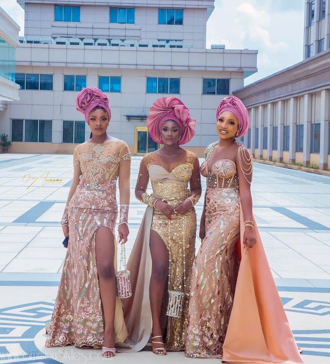 Exquisite Nigerian Lace Asoebi Styles-Volume 23