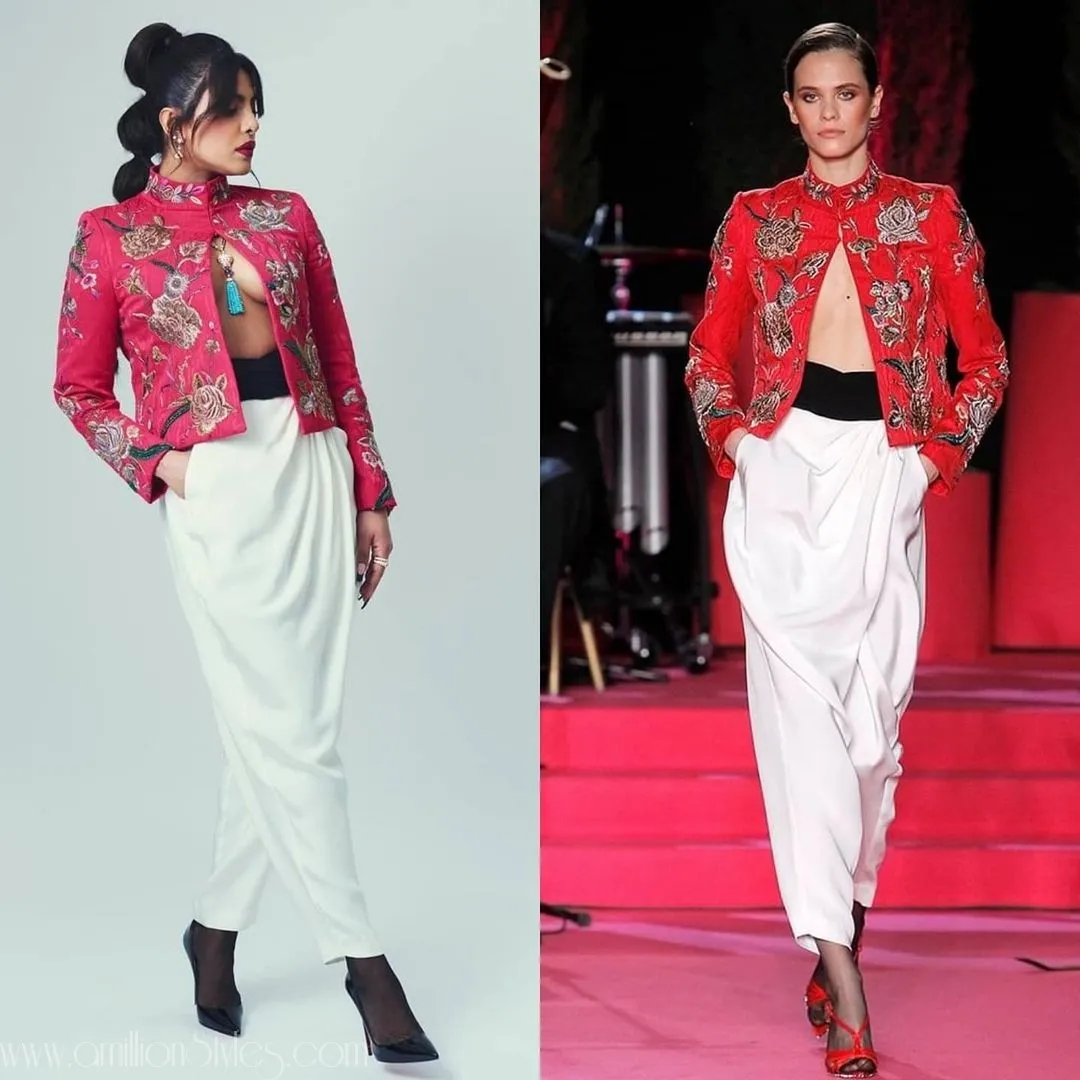 Priyanka Chopra In Ronald van der Kemp For BAFTA