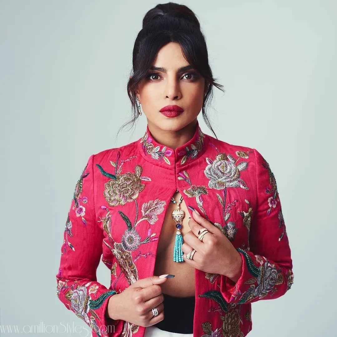 Priyanka Chopra In Ronald van der Kemp For BAFTA