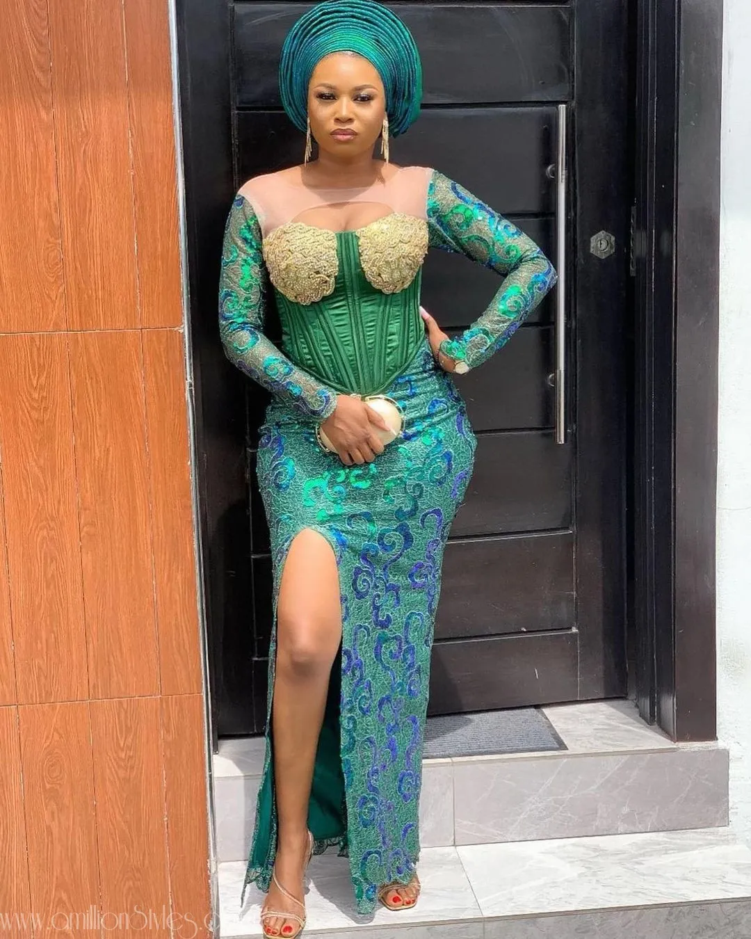 Exquisite Nigerian Lace Asoebi Styles-Volume 25
