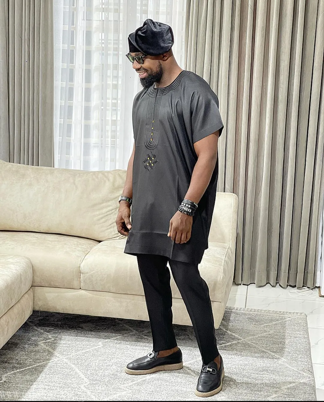 Let's Throwback To Toyin Lawani's #theartistandhismuse2021 Asoebi Styles