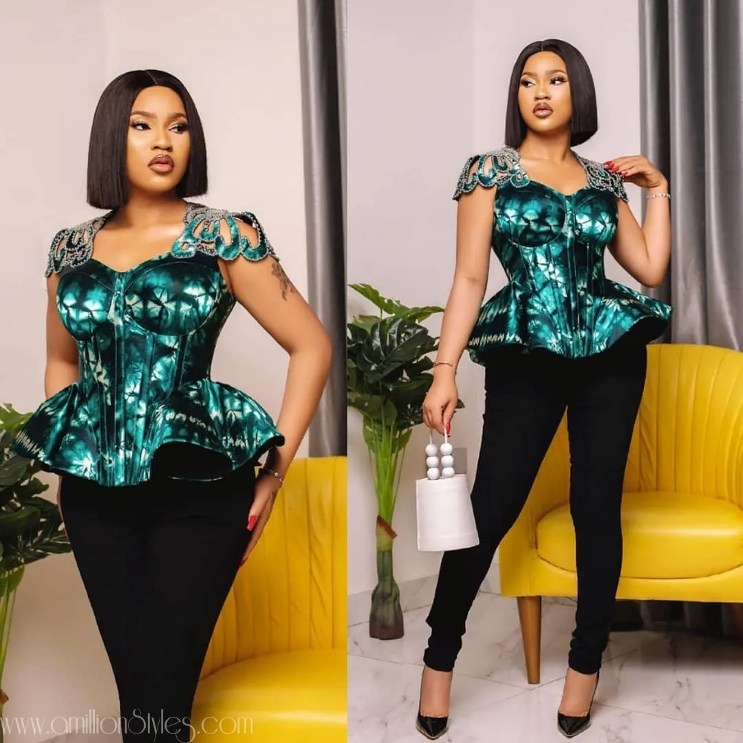 MUST SEE!! 8 Spectacular Adire Styles For You