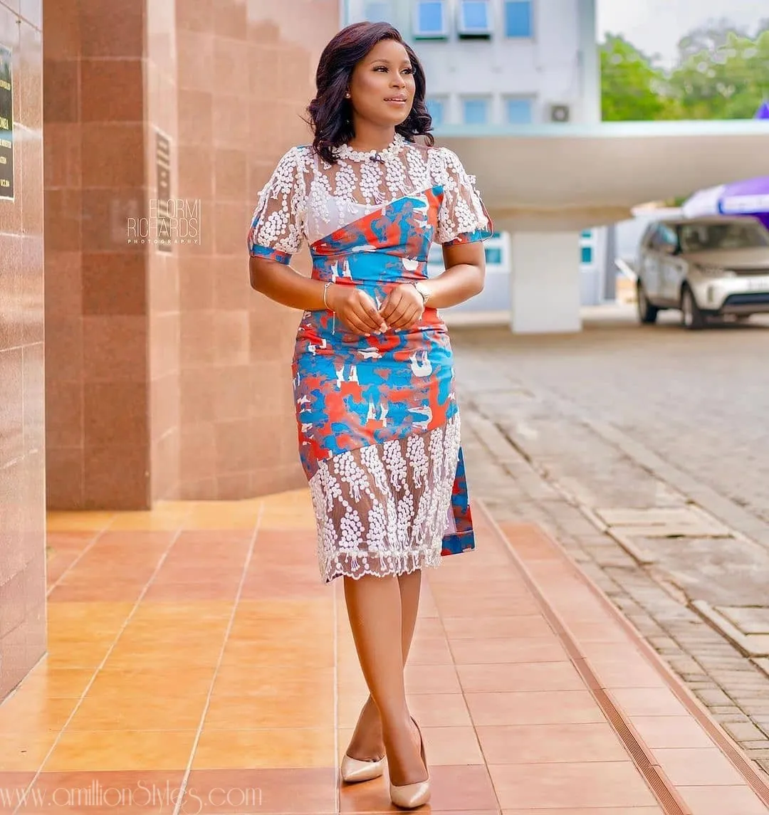 These Beautiful 7 Ankara And Lace Mix Styles Are What You Need Today