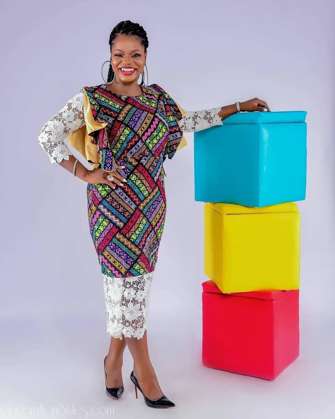 These Beautiful 7 Ankara And Lace Mix Styles Are What You Need Today
