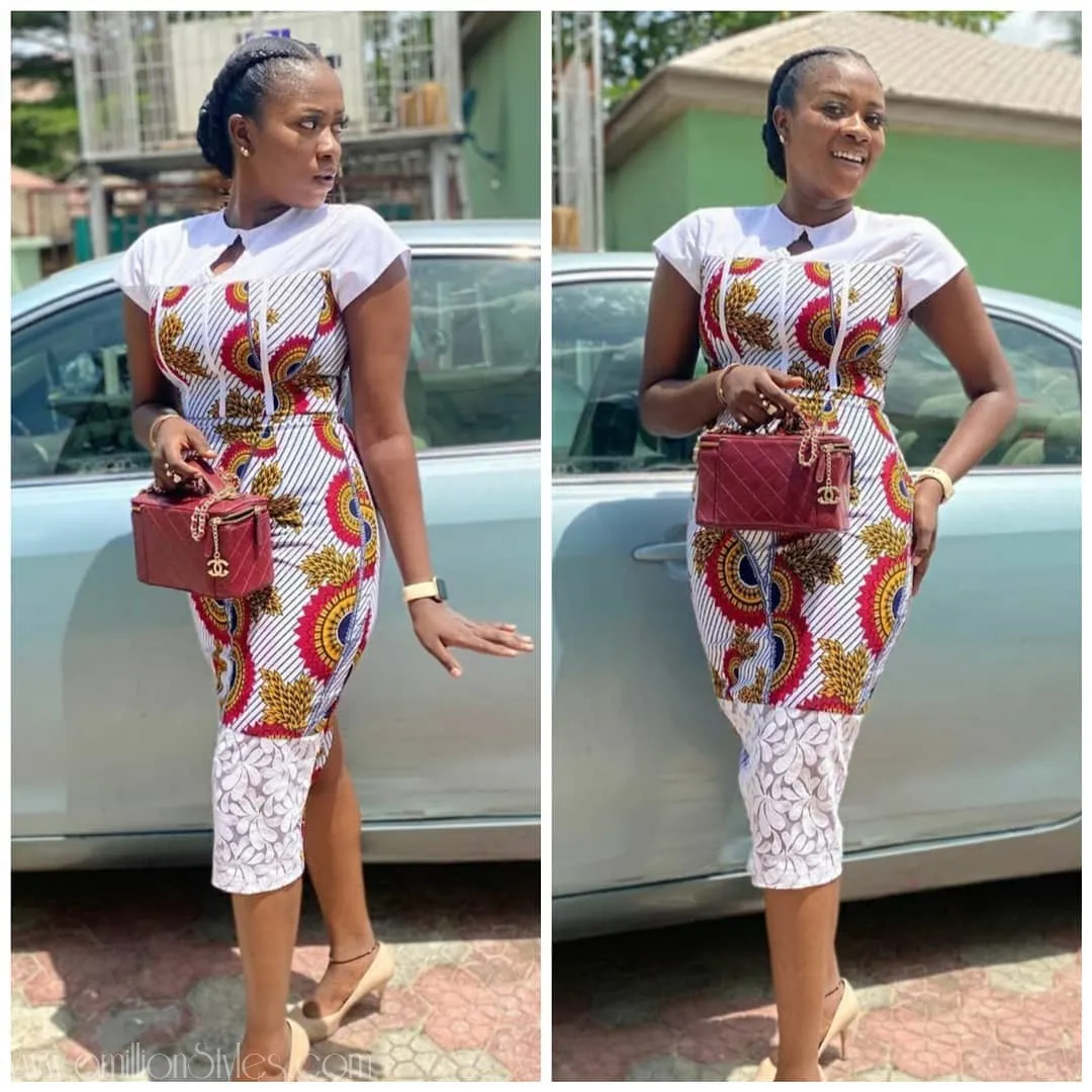 These Beautiful 7 Ankara And Lace Mix Styles Are What You Need Today