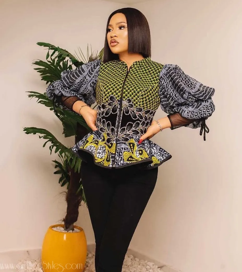 8 Beautiful Ankara Tops You Cannot Ignore