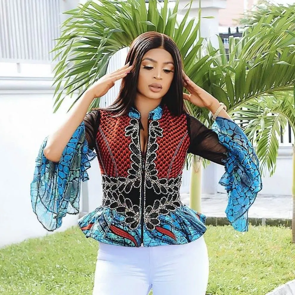 8 Beautiful Ankara Tops You Cannot Ignore