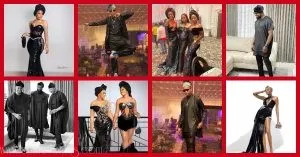 Let's Throwback To Toyin Lawani's #theartistandhismuse2021 Asoebi Styles