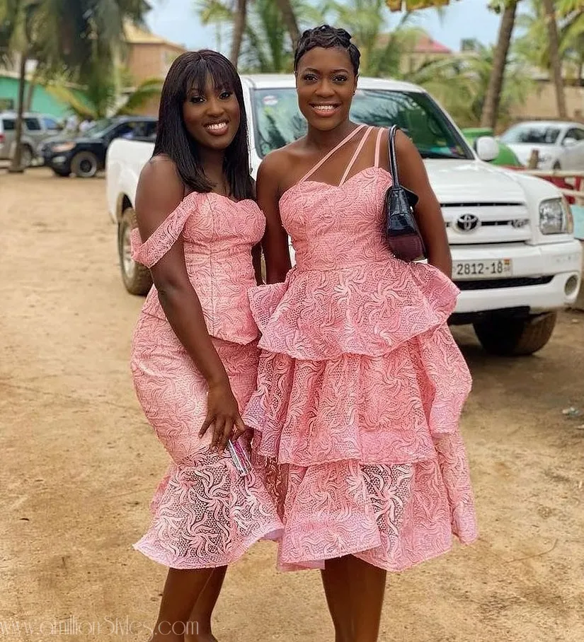 Exquisite Nigerian Lace Asoebi Styles-Volume 34