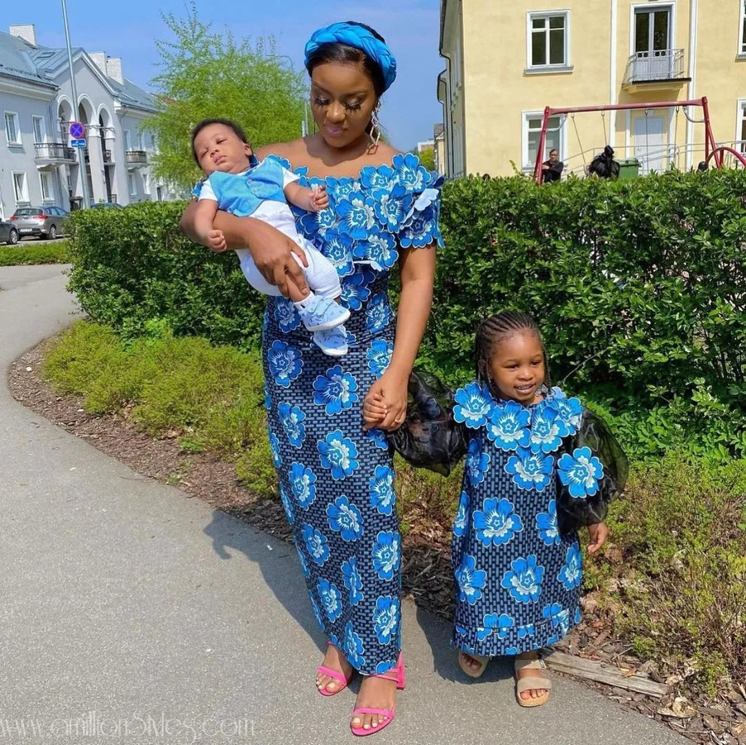 8 Stylish Mother-Child Twinning Styles For You And Your Baby