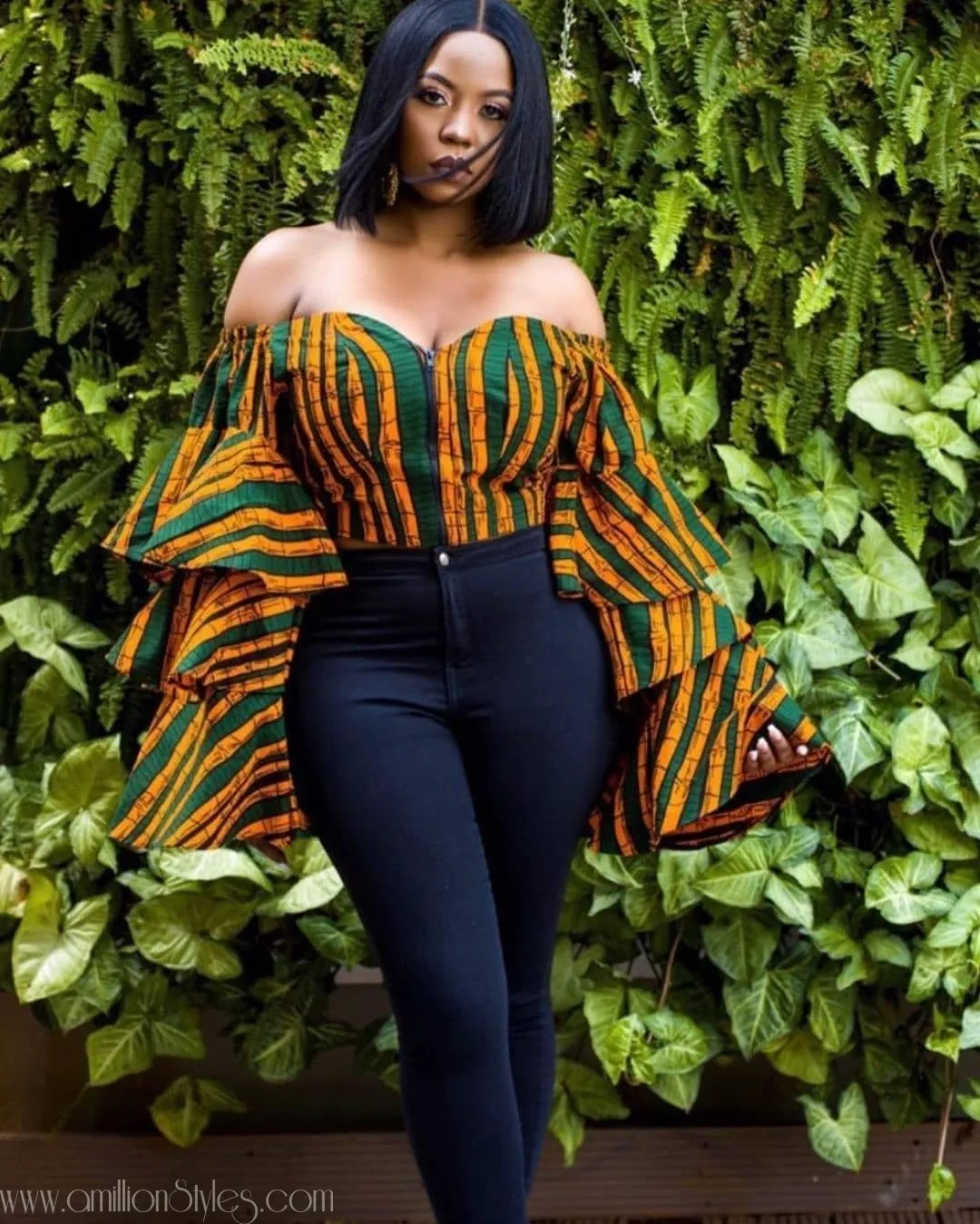 9 Beta Ankara Blouses Wey Graduate From Harvard