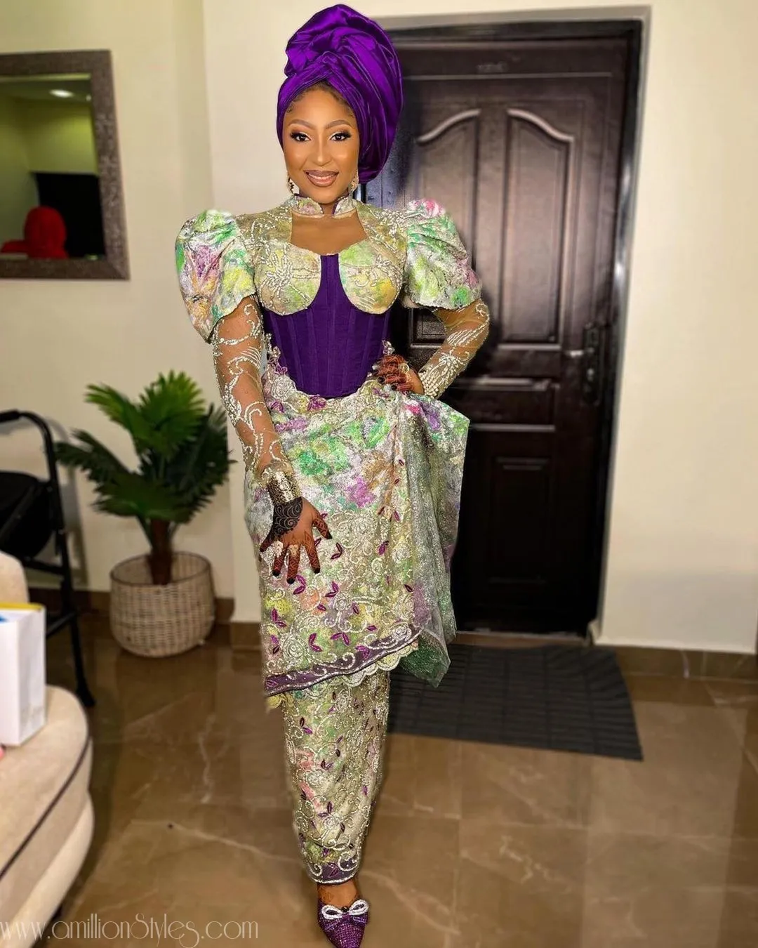 Exquisite Nigerian Lace Asoebi Styles-Volume 37