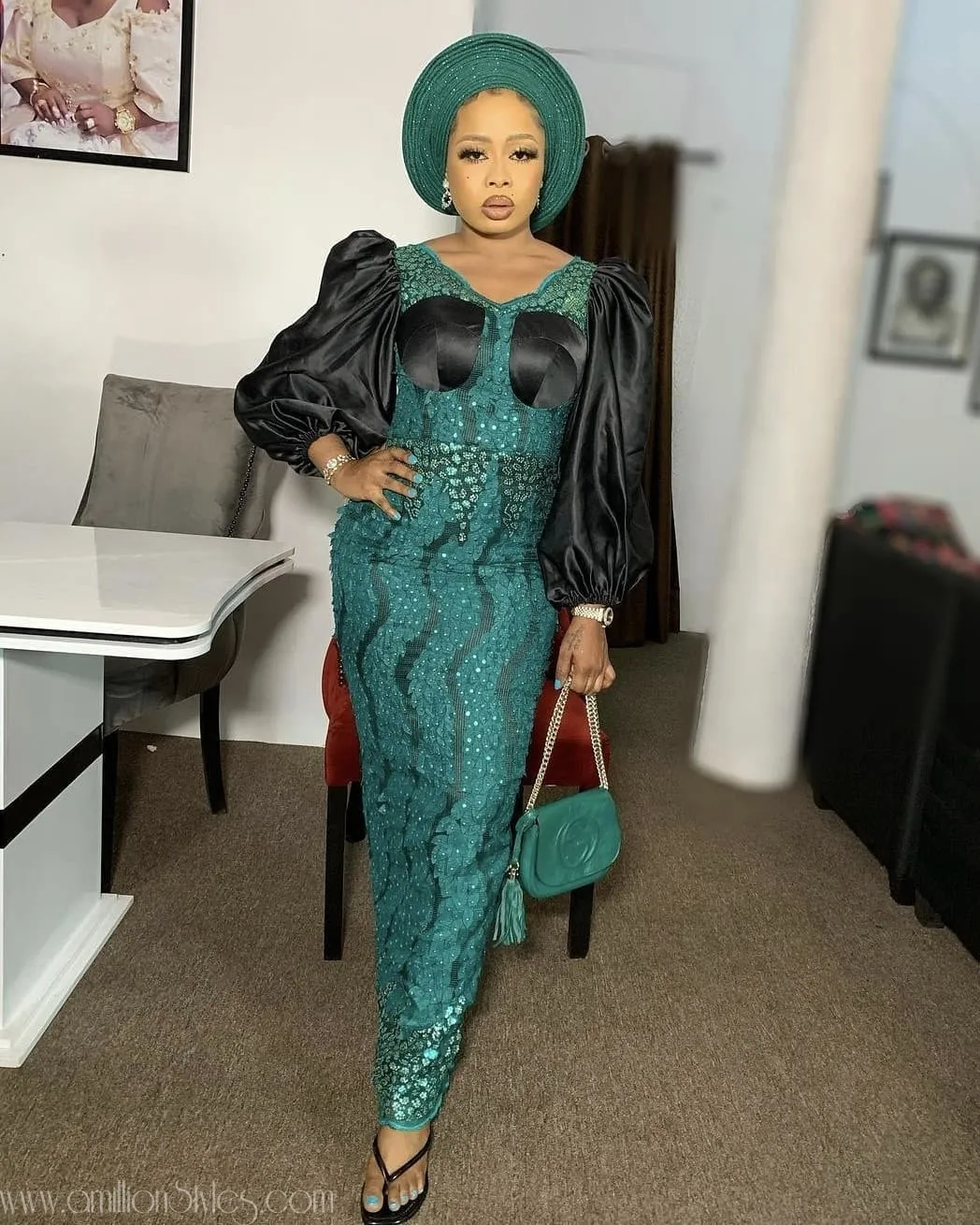 Exquisite Nigerian Lace Asoebi Styles-Volume 37