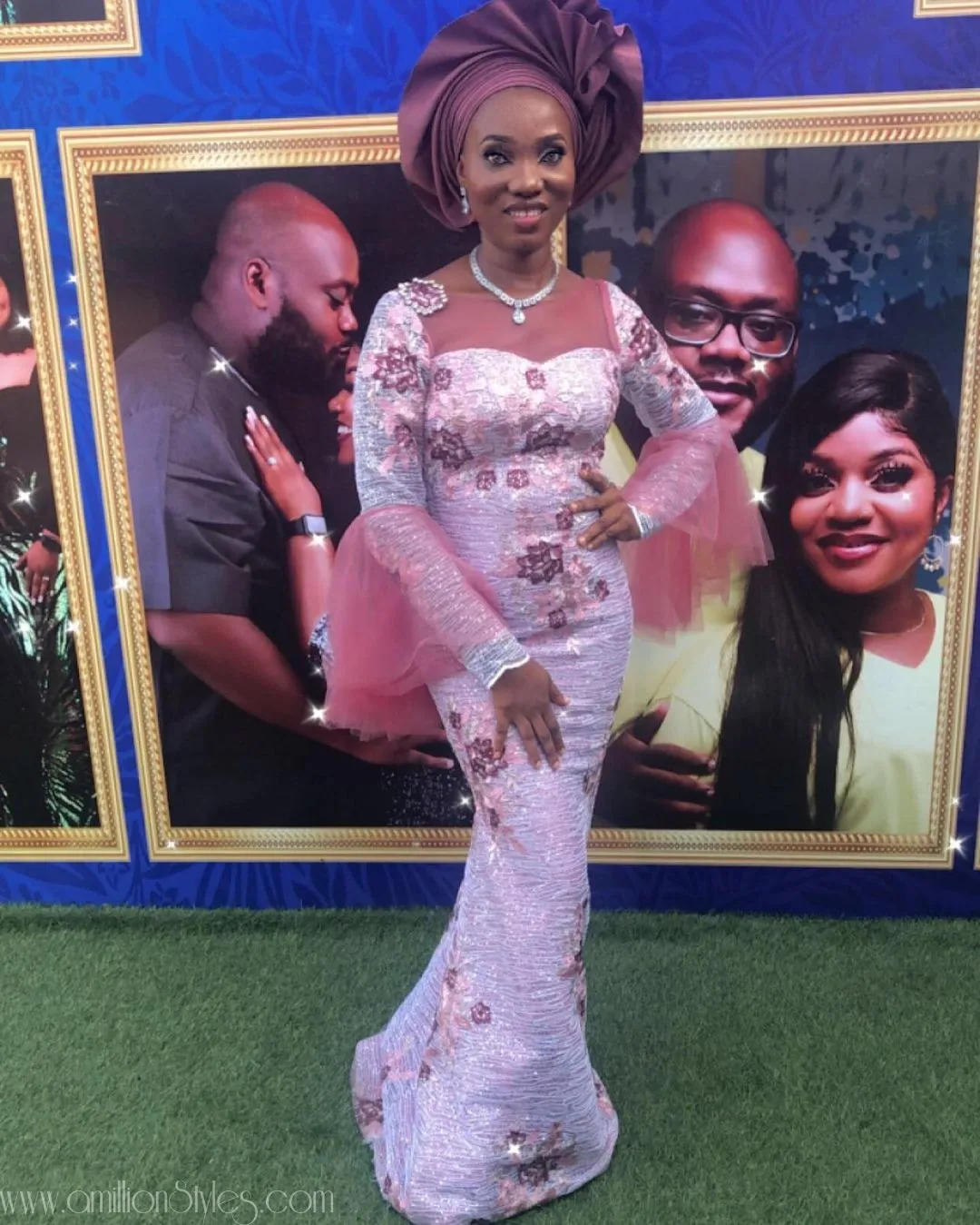 Exquisite Nigerian Lace Asoebi Styles-Volume 37