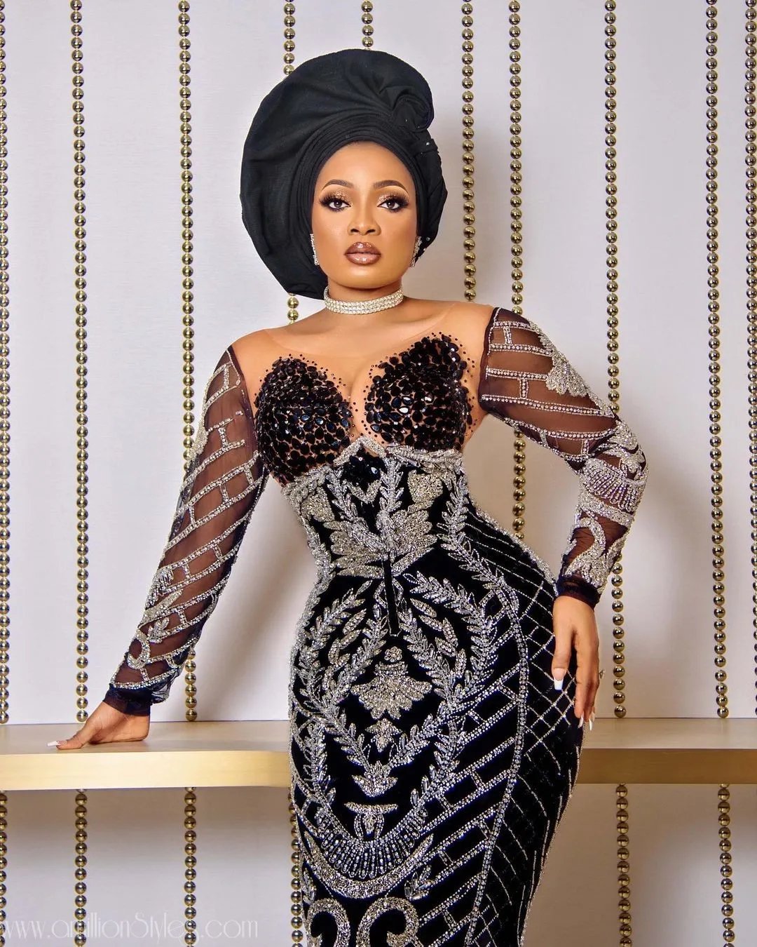 Exquisite Nigerian Lace Asoebi Styles-Volume 35