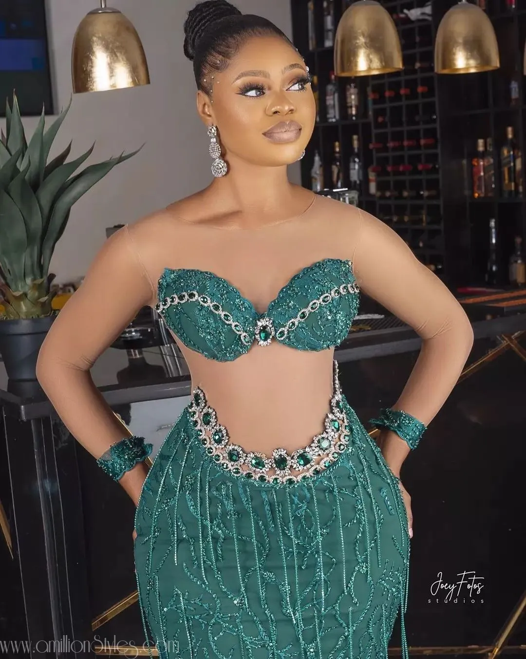 Exquisite Nigerian Lace Asoebi Styles-Volume 36