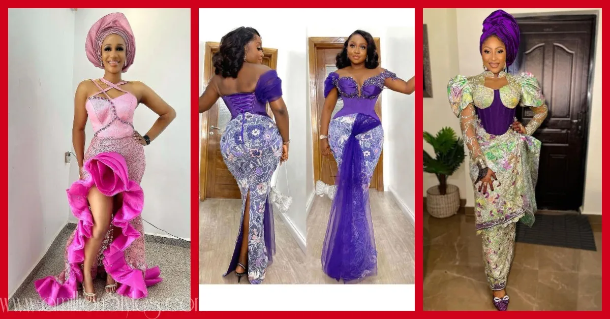 Exquisite Nigerian Lace Asoebi Styles-Volume 37