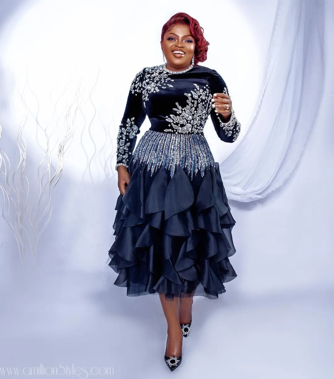 Funke Akindele-Bello Celebrated Her Birthday With Beautiful Outfits