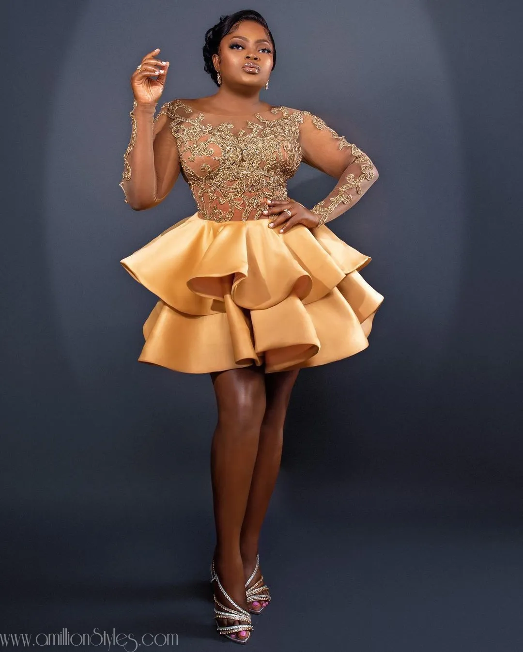 Funke Akindele-Bello Celebrated Her Birthday With Beautiful Outfits