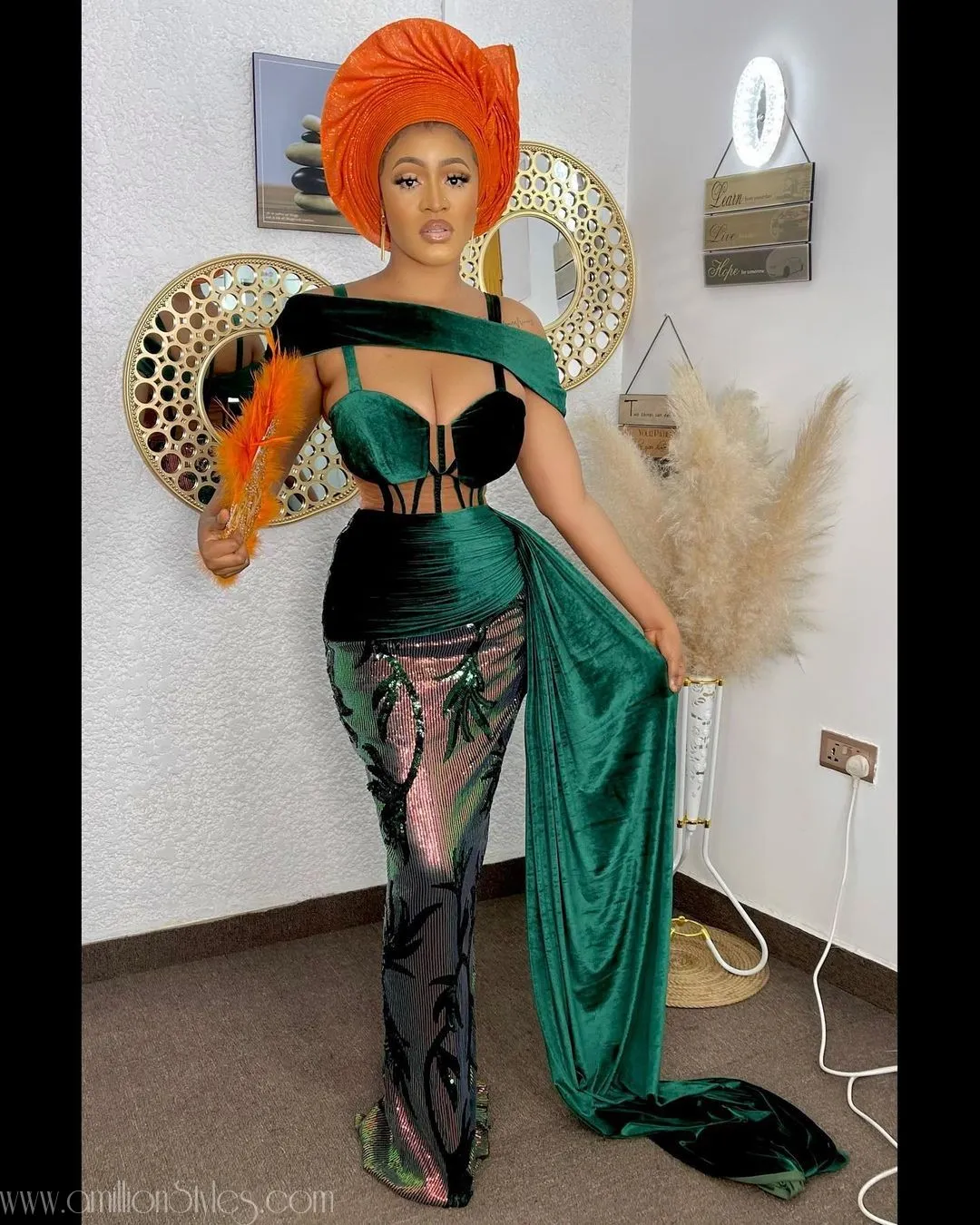 Exquisite Nigerian Lace Asoebi Styles-Volume 38