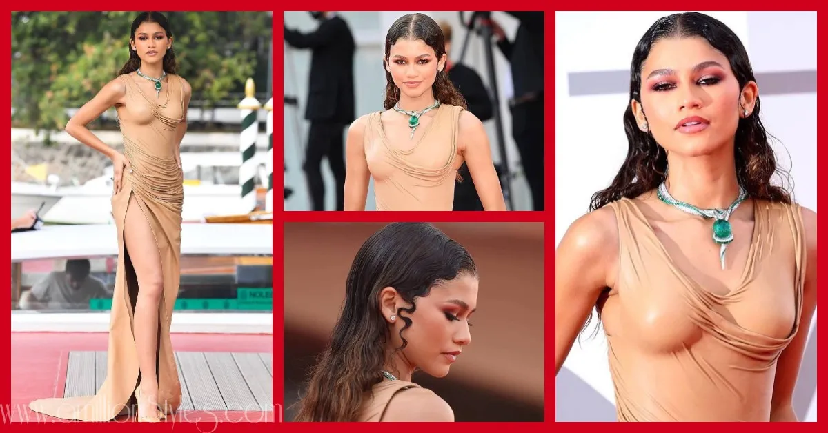 Zendaya Stuns In Balmain On Red Carpet Of 2021 Venice International Film Festival
