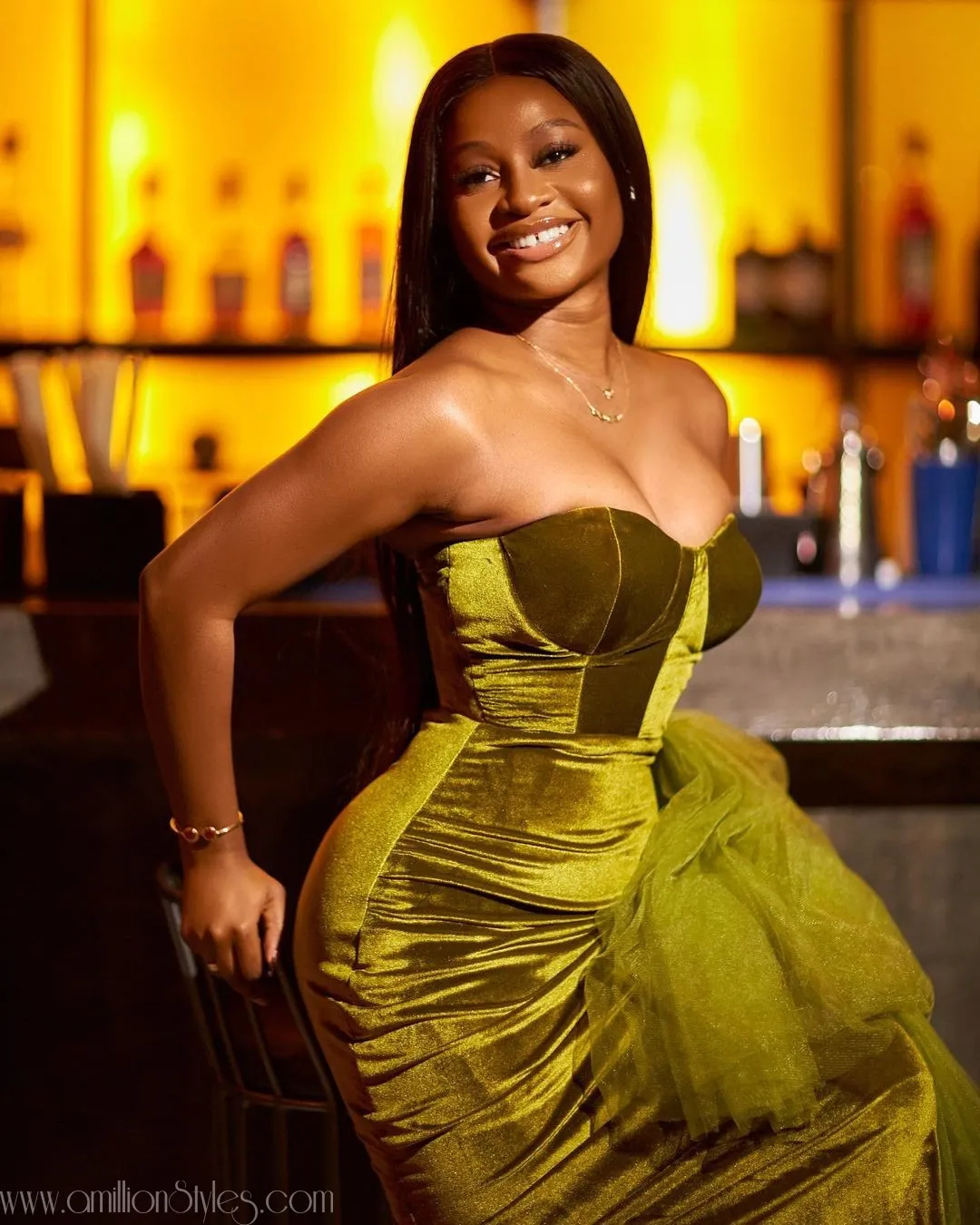 Beverly Naya Vs Anita Brows: Who Wore The Ann Cranberry Dress Better?