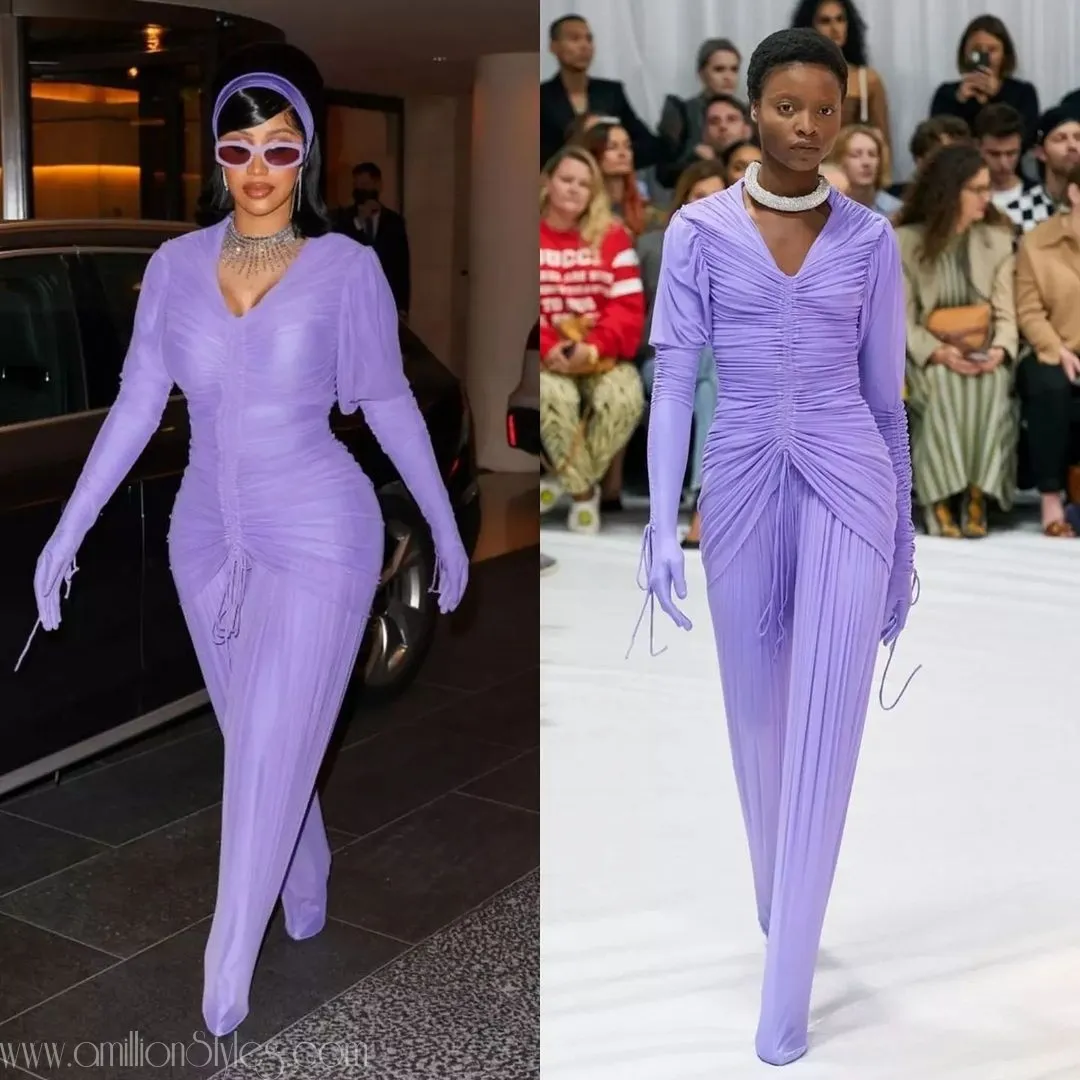 Take A Look At Cardi B's Paris Fashion Week Styles