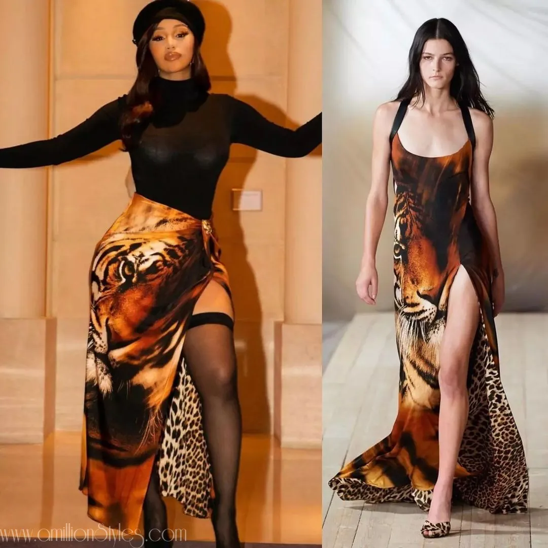 Take A Look At Cardi B's Paris Fashion Week Styles
