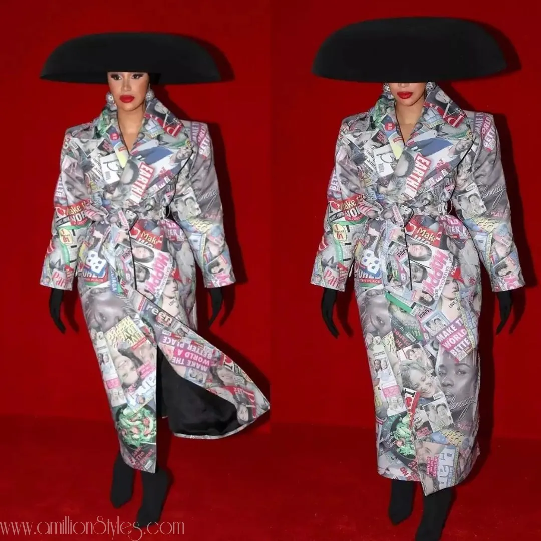 Take A Look At Cardi B's Paris Fashion Week Styles