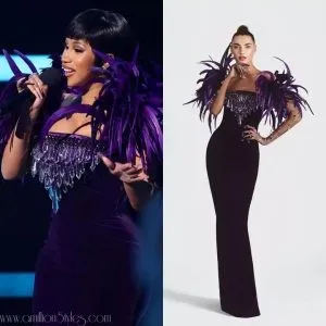 7 Outfits CarbiB Wore To Host The 2021 American Music Awards