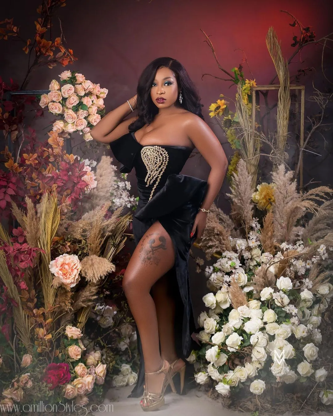 MUST SEE: Big Brother Naija's Jackie Bent In Black Outfits